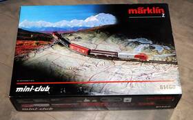 81460 M Rklin Marklin Mini-club Z Scale Diesel Atsf F7 Locomotive American Freight Set