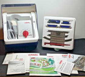 81563 M Rklin Z Scale Marklin Rare Starter Set Loco And Tender With Track Pass Cars Contr