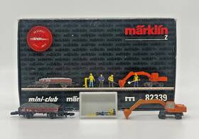 82339 M Rklin Z Scale Marklin Railroad Maintenance Set Freight Car Crane Original Box