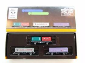 82360 M Rklin Marklin Mini-club Z Freight Cars Set 3-piece Excellent Org Box