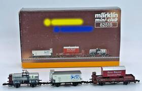 82515 M Rklin Z Scale Marklin 3 Cargo Freight Cars Original Box