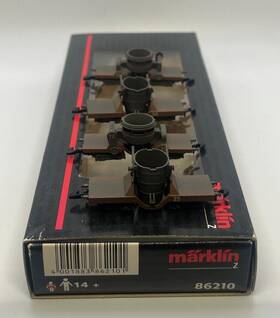86210 M Rklin Rkl N 2 Crude Iron Ladle Cars And Slag Set Original Box Rare