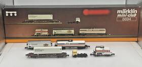 8694 M Rklin Z Scale Marklin Mini-club Bayern Regional Freight Car Set Original Box