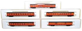 5-pass M Rklin 8784 8785 8787 8788 8789 Z Marklin Southern Pacific Daylight Car Set