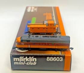 88603 M Rklin Z Scale Marklin Emd F7a Diesel Milwaukee Railroad Loco Set With Caboose A