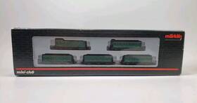 87506 Marklin 001883081045 Mini-club Z Gauge Belgian State Thunderbox Passenger Train Set