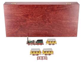 26351 Marklin Adler Passenger Ho Gauge Steam Train Set With Case Ln/box