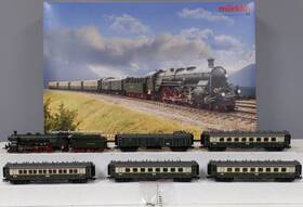 26360 Marklin Ho K.bay.sts.b 4-6-2 Steam Locomotive Passenger Train Set Ln/box