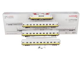 26671 Marklin Lufthansa Airport Express Ho Gauge Electric Train Set Ln/box
