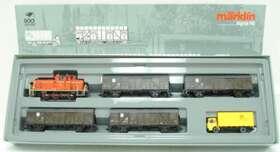 2690 Marklin German Federal Postal Service Ho Gauge Diesel Freight Train Set Ex