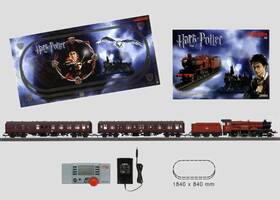 Marklin 29552 Ho Scale Inch Hogwarts Express Steam Passenger Train Starter Set Ln
