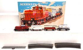 3184 Marklin Ho Scale Diesel Freight Set Ex/box