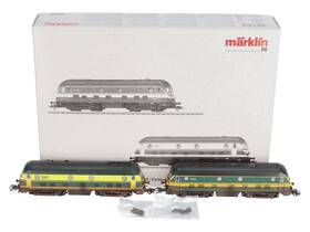 37276 Marklin Ho Belgian State Railways Class 59 Diesel Train Set With Sound Ex/box