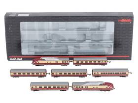 88734 Marklin Z Scale Mediolanum Diesel Rail Car Train Set Ln/box