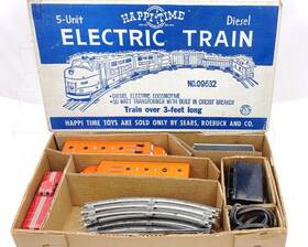 09632 Marx Happy Time Train Set By Sears Southern Pacific Aa Diesel Locomotives Tested