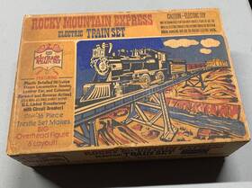 15640 Marx Vintage Sears Heritage Set In Box. Rocky Mountain Express With Trestle