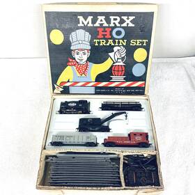 Marx #17455 Train Set Ho Scale Nyc Switcher Lumber Crane. Complete&runs Nice