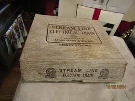 25242 Marx Vintage Electric Streamline Train Set Outside Box Cover Only