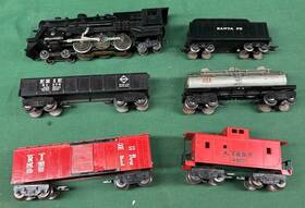 35864 Marx O Gauge #35864 4-car Steam Freight Set Complete Ln/box