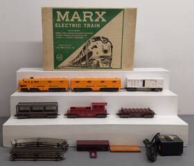 Marx 41895 Vintage O Diesel Freight Electric Train Set/box