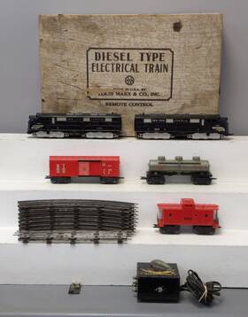 44234 Marx Vintage O Diesel Type Electrical Train Set/box