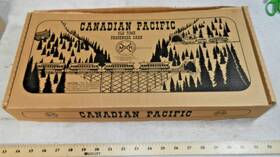 5193x Marx O Trains Solid Window Canadian Pacific Old Time Passenger Set New Ob
