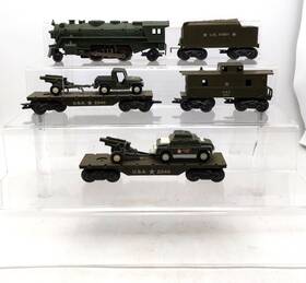 52960 Marx Vintage O Gauge Army Steam Set