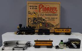 54732 Marx Vintage O The Pioneer Old Fashioned Electric Train Set/box