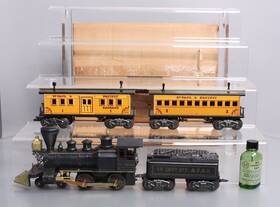 54745-d4 Marx Vintage O William Crooks Set With Passenger Car #1