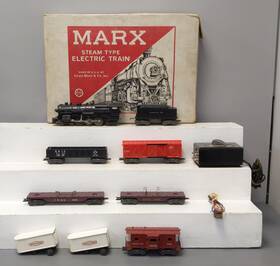 56814 Marx Vintage O Postwar Steam Freight Set