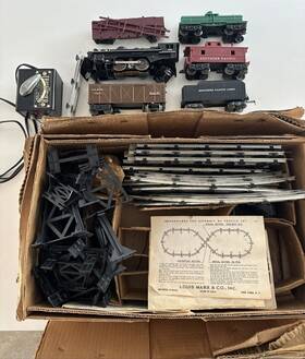 9625 Marx 9621 Vintage Allstate Electric Train Set #9625 Figure 8 Track