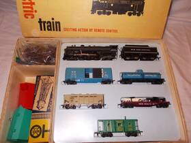 U-115 Marx 9963 Rare Ho Sears Allstate #9963 Train Set In Original Box Village Lot #u-115