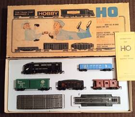 9976 Marx Allstate Ho Nyc Train Set W F-7 Diesel Locomotive Complete Vtg Ca 1960