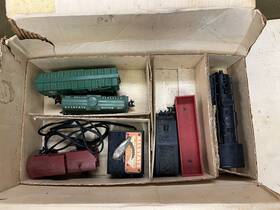 9822 Marx/sears Allstate No. Train Set In Original Rough Box