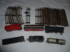 92812 Marx Set Vintage 1940s Reading Box Caboose 999 Track Lot Car Train Tanker