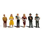 A2763 Men -scale Figures Pedestrians Women 6 Standing Scenics Woodland
