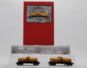 99300007 Micro-trains N Shell Oil Company 39ft Tank Car Runner Pack Set Of 4 Ex