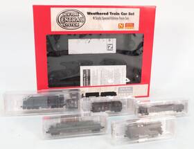 99301150 Micro-trains Nyc Weathered Loco/train Car Set Special Edition N Gauge