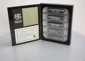 99321100 Micro-trains N Scale D-day Commemorative Freight 5-car Set Ln/box