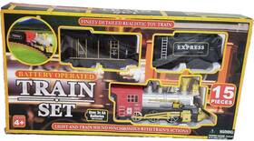 Midwood 084495318833 Battery Operated 15 Pc. Train Set