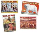 6-22472 Mini 4 Metal "x1 Ad Circus " -line Replicas Adhesive Signs Lionel .75
