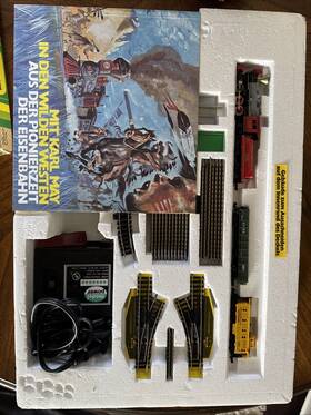 51104700 Minitrix Western-bahn Gleisbau-set Karl May Set And Expansion Pack