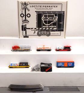 800341 Model Power Ho Scale Loctite/ Permatex Carquest Diesel Train Set Ln/box