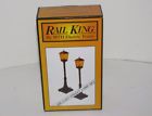 Mt-1027 Mth Rail King Number Maroon Street Lamps In Box