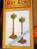 Mt-1028 Mth New Rail King No 57 Yellow Street Lamp Metal Post Set