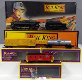 017-a Mth New York Central Hudson O Gauge Diesel Freight Train Set Ex/box