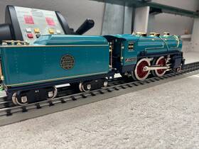10-1251-1 Mth Standard Gauge Tinplate Jersey Central 384 And Two Blue Comet Cars .ln