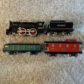 10-1300-1 Mth Tinplate Traditions No.384 Nyc Steam Freight Set With Proto 2.0 Sounds Ex Cond