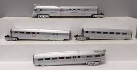 20-2888-1 Mth O Gauge Burlington Pioneer Zephyr Diesel Train Set With Ps 2.0 Ex