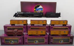 Mth 20-3415-1 O Up 4-8-8-4 Big Boy Speciality Freight Set With Ps 2.0 Of 7 Ln
